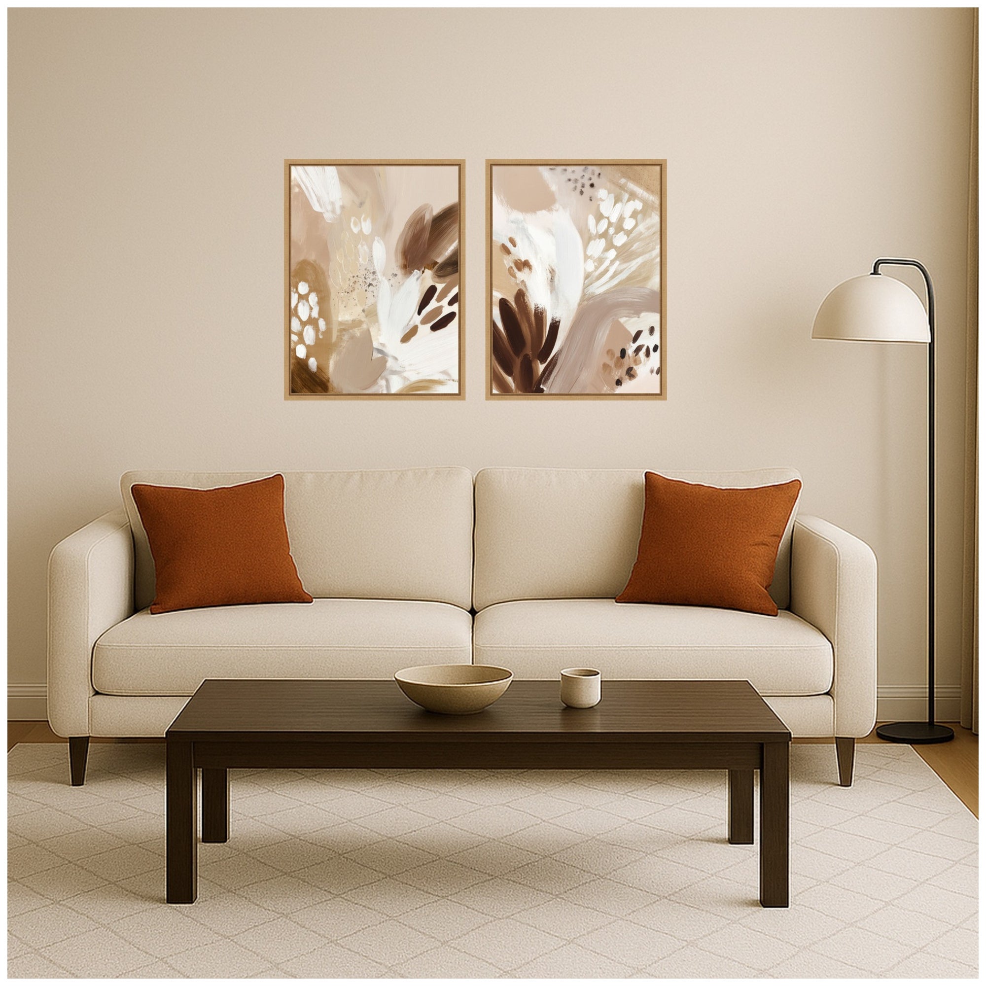 Art Set 2 Piece Set 18x24 Sylvie Natural 7