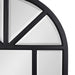 Windowpane Mirror Black 24x36 3