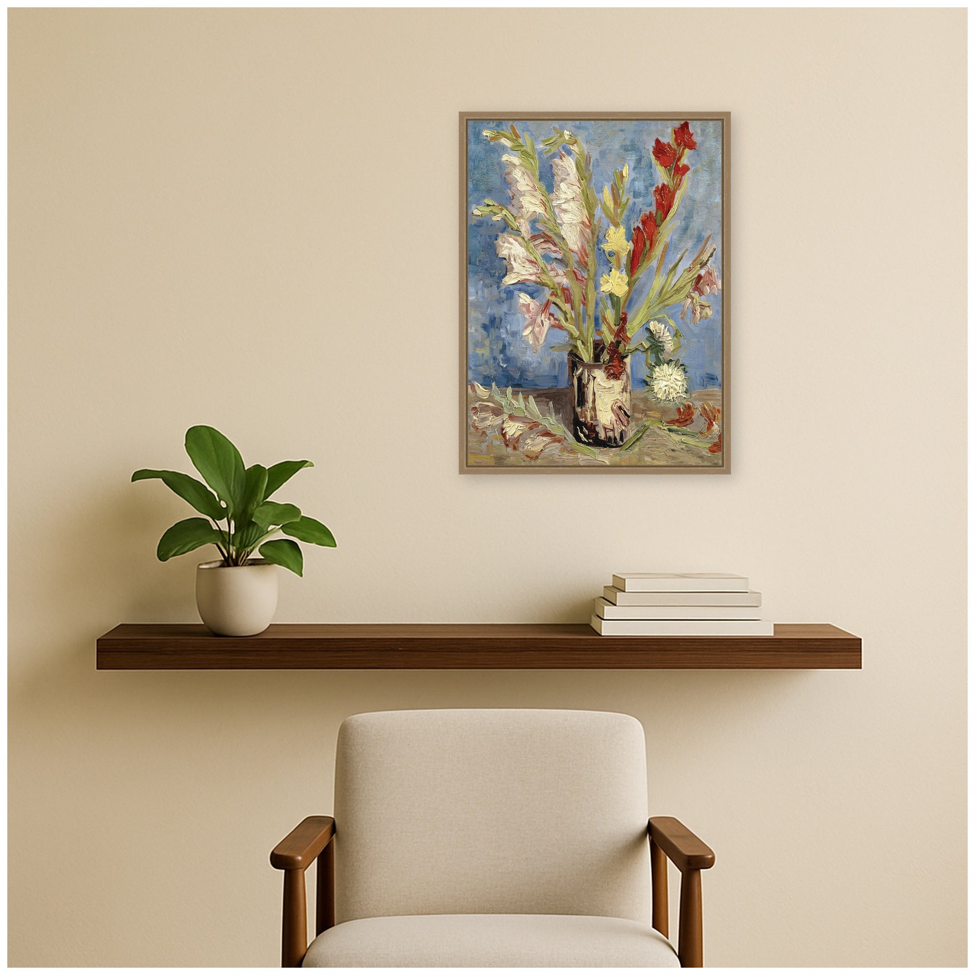 Framed Canvas 18x24 Sylvie Dark Gold 5