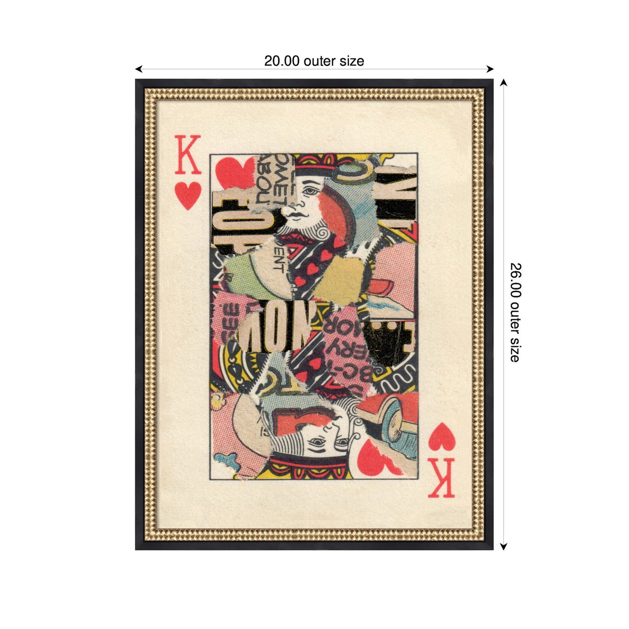 King for Now by Felicia Dadak Framed Mounted Canvas Wall Art Print