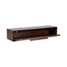 Floating Console Table Walnut Brown 30x9x6 5