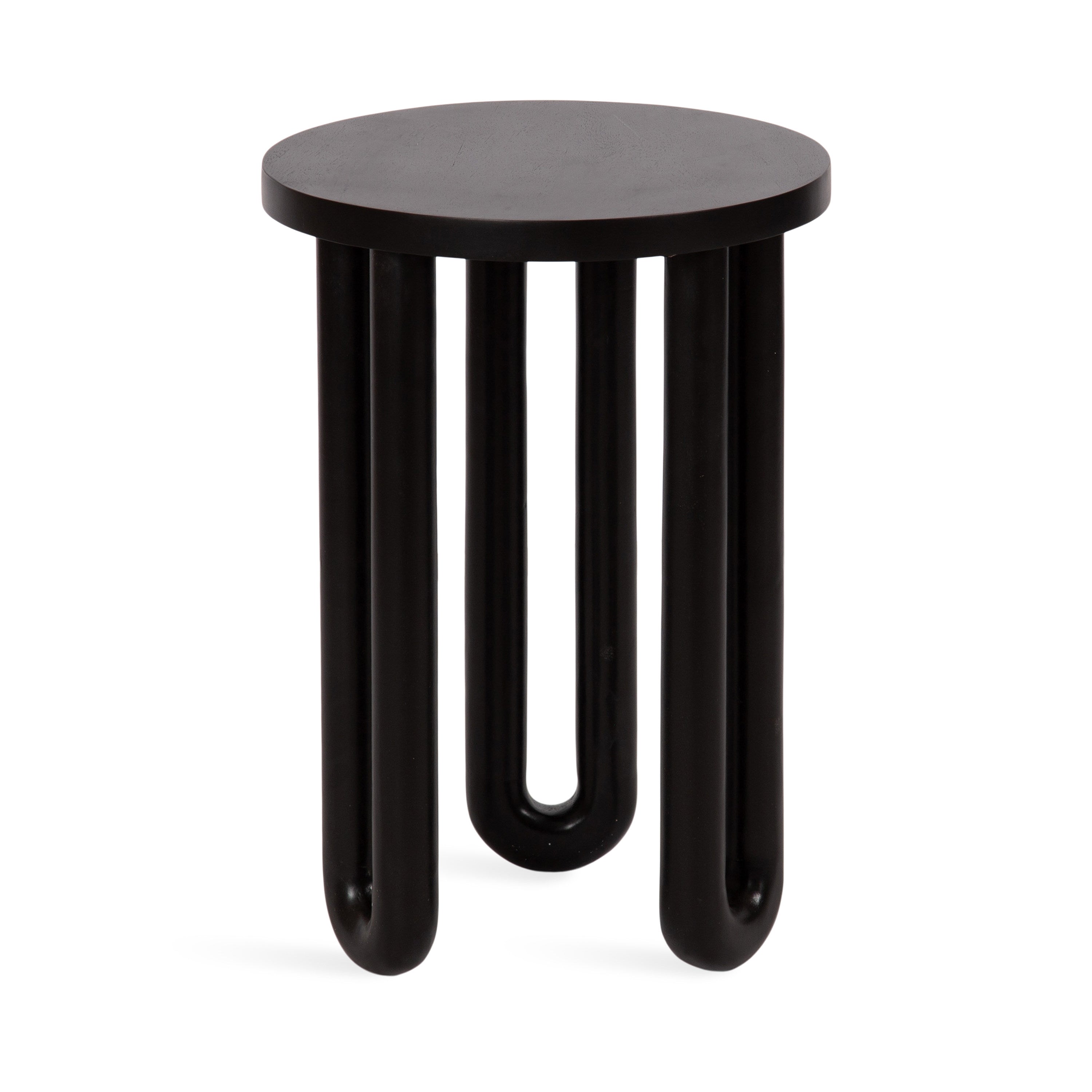 Side Table Black 14x14x20 1
