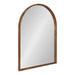 Arch Mirror Walnut Brown 24x32 1