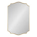 Scallop Mirror Gold 20x30 2