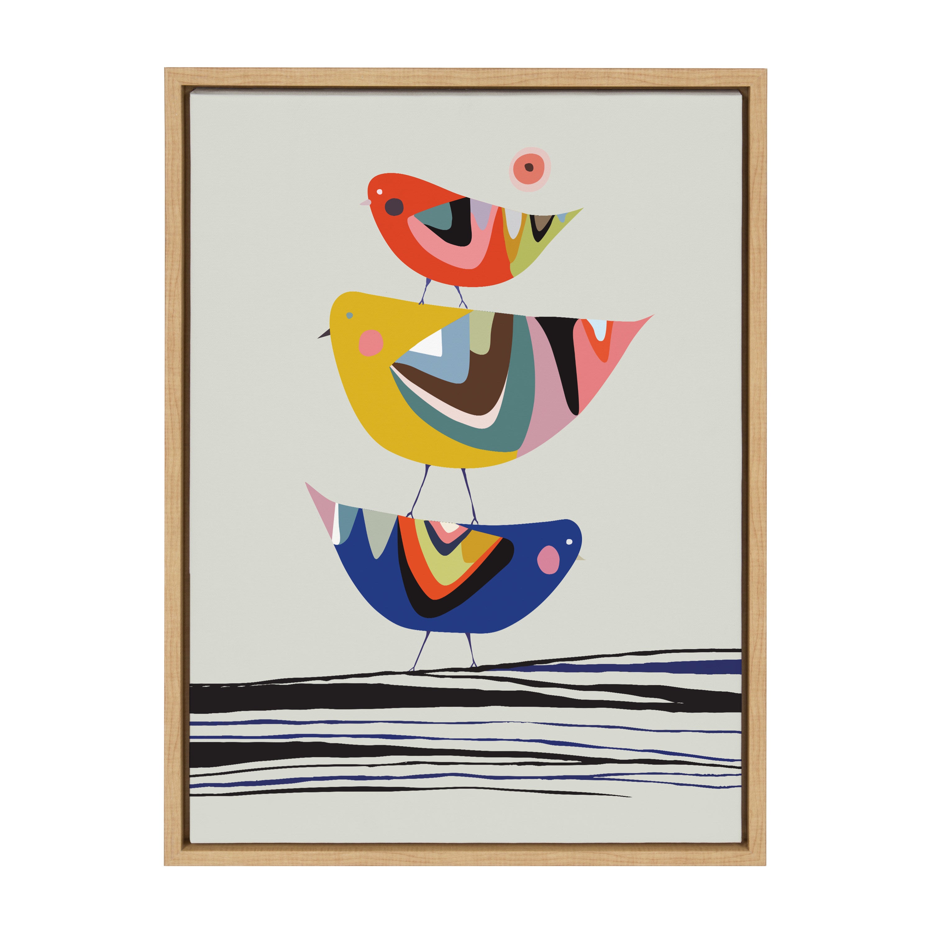 Framed Canvas Sylvie Natural 18x24 1
