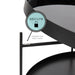 Coffee Table 26" Diameter Black 4