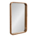 Rectangle Mirror Rustic Brown 24x36 1