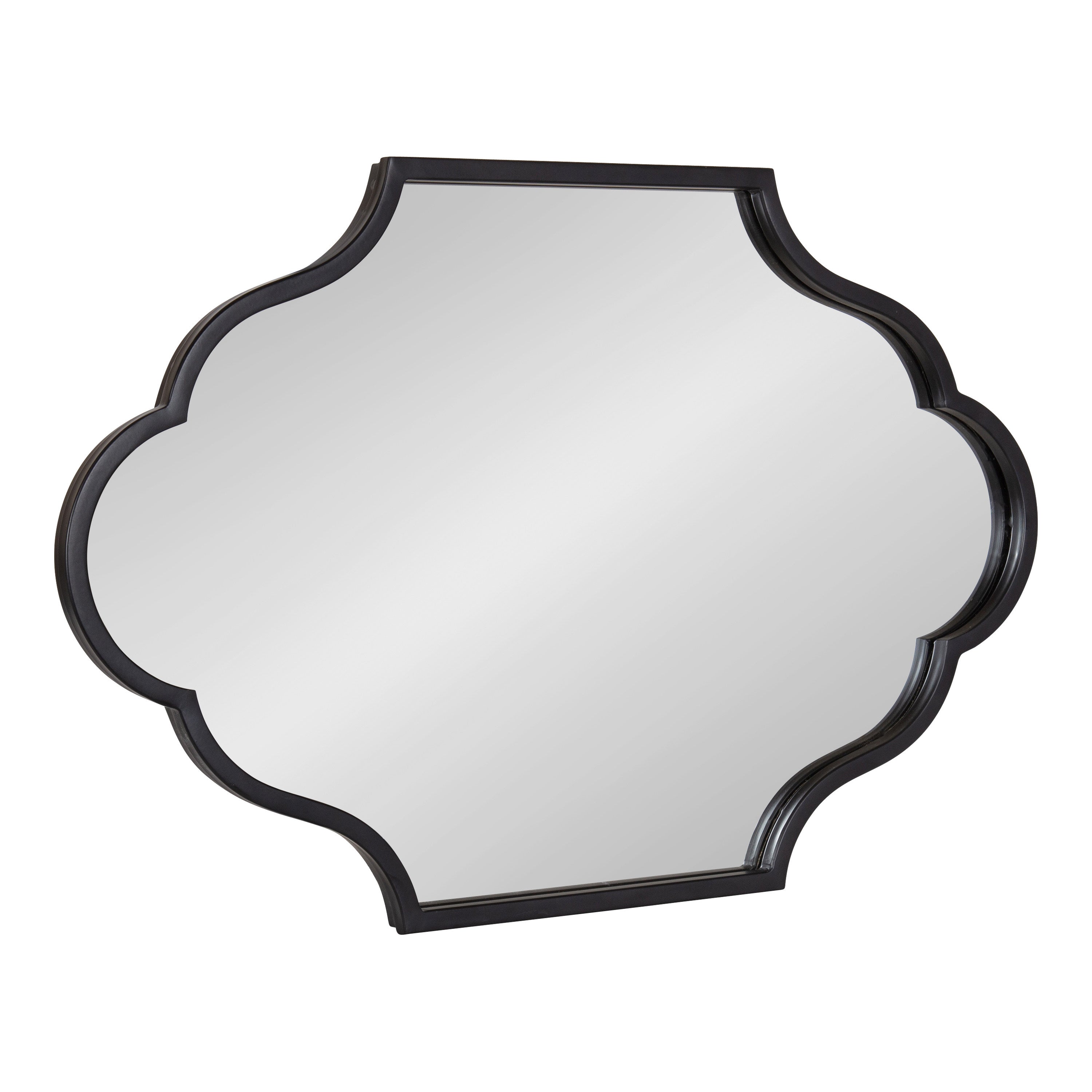 Scallop Mirror Black 20x30 1