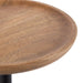 Side Table Natural Black 10x10x24 3