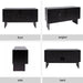 TV Stand Black 38x15x22 4