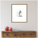 Wall Frame Belvedere Bronze 22x26 matted to 8x10 6