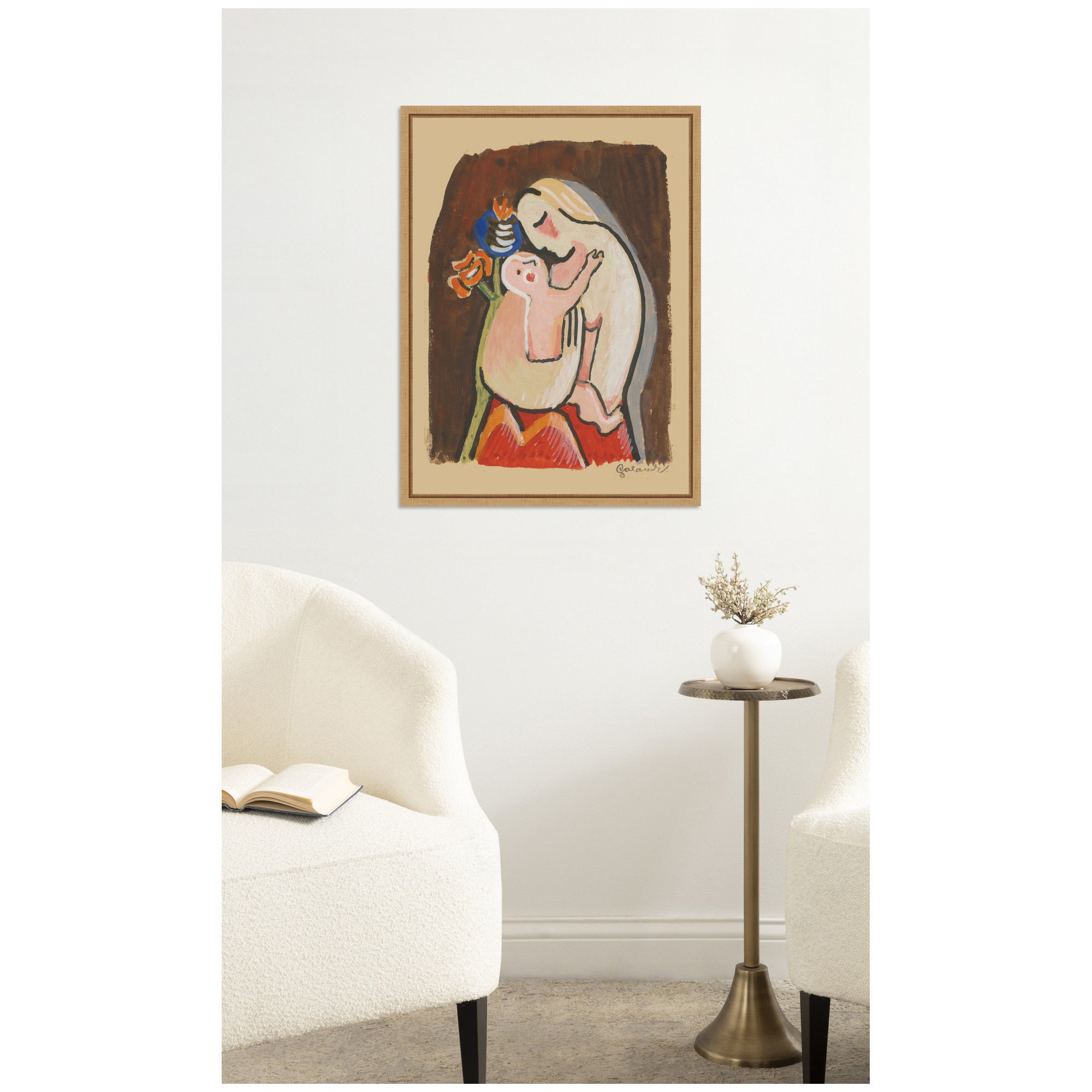 Matka 1938 Mikulas Galanda by Nostalgia Prints Framed Canvas Wall Art Print