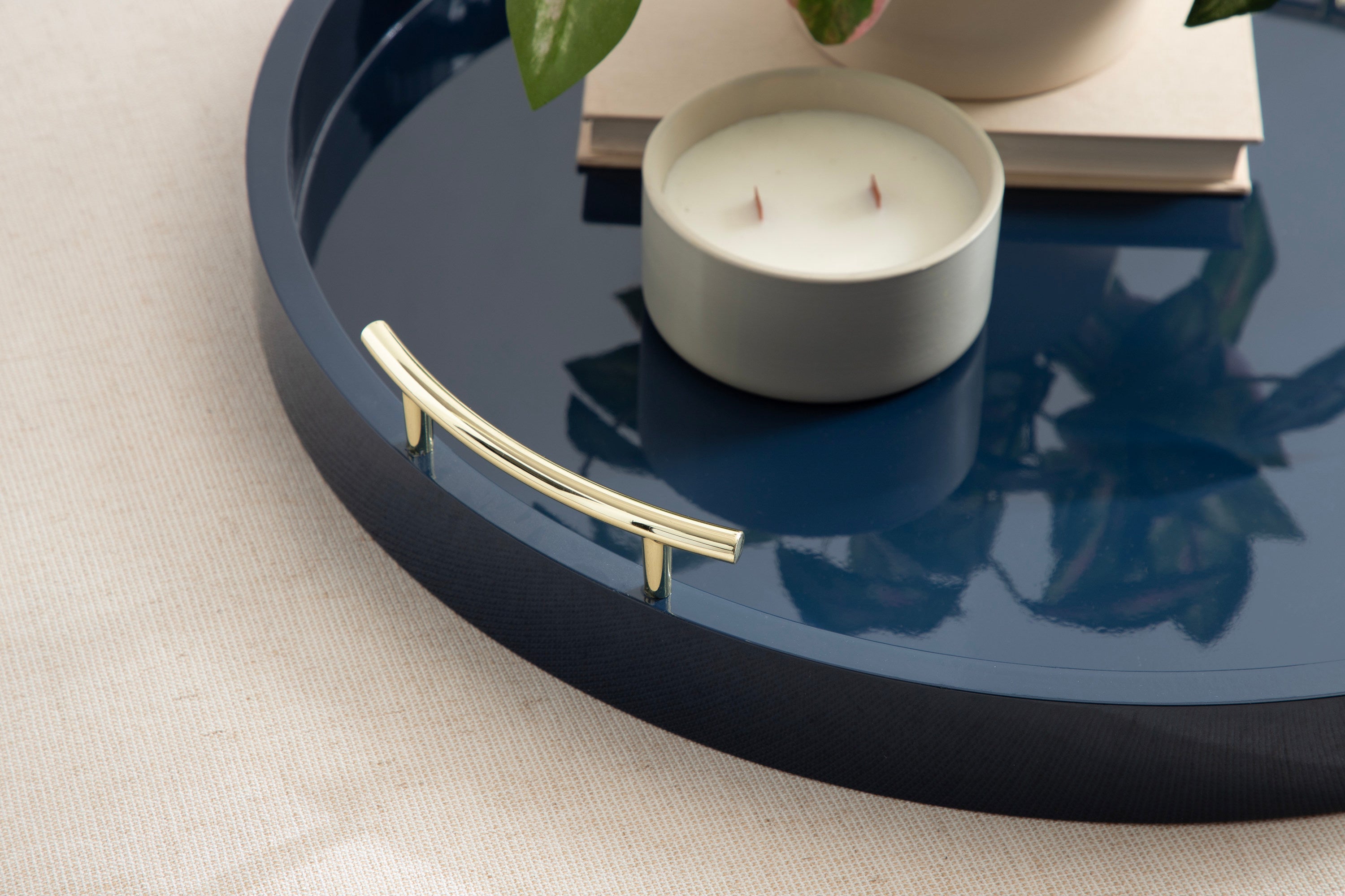 Single Tray Navy Blue 22" Diameter 7