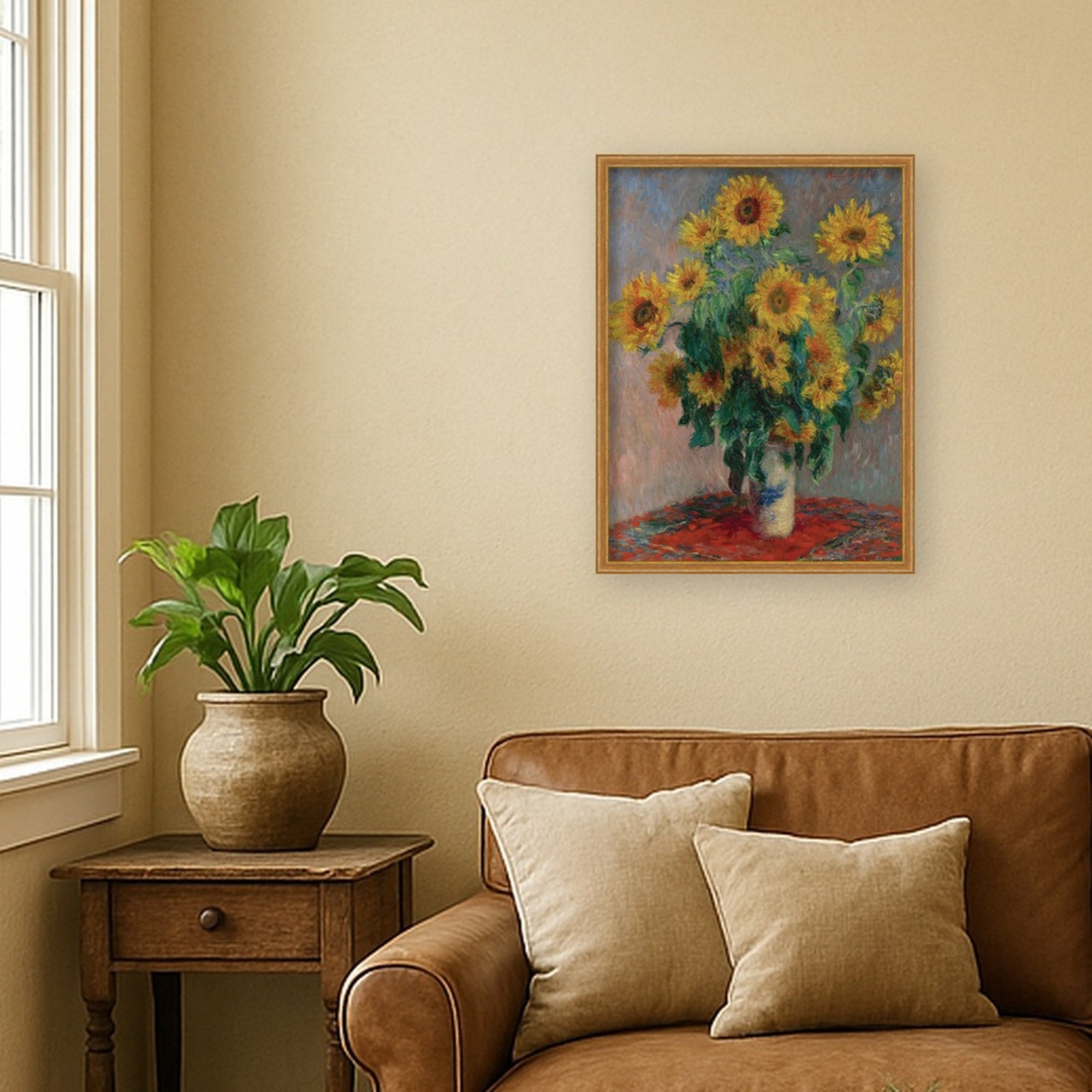 Mounted Canvas 19 x 25 Cordelia Thin Gold 6