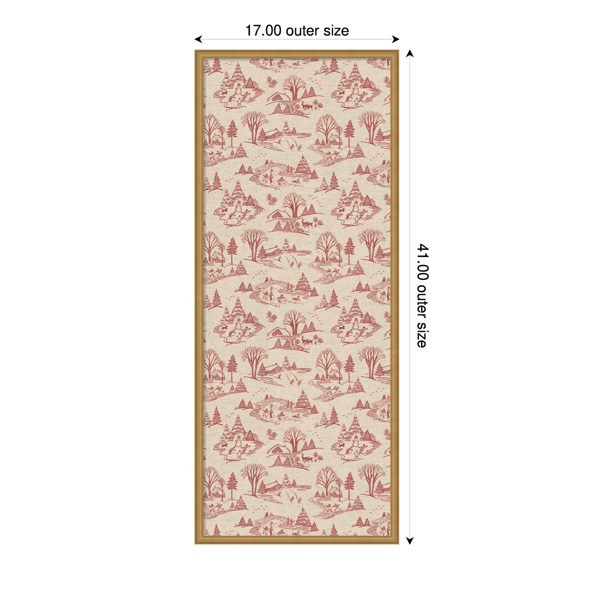 Pinboard Edith Gold 17x41 2