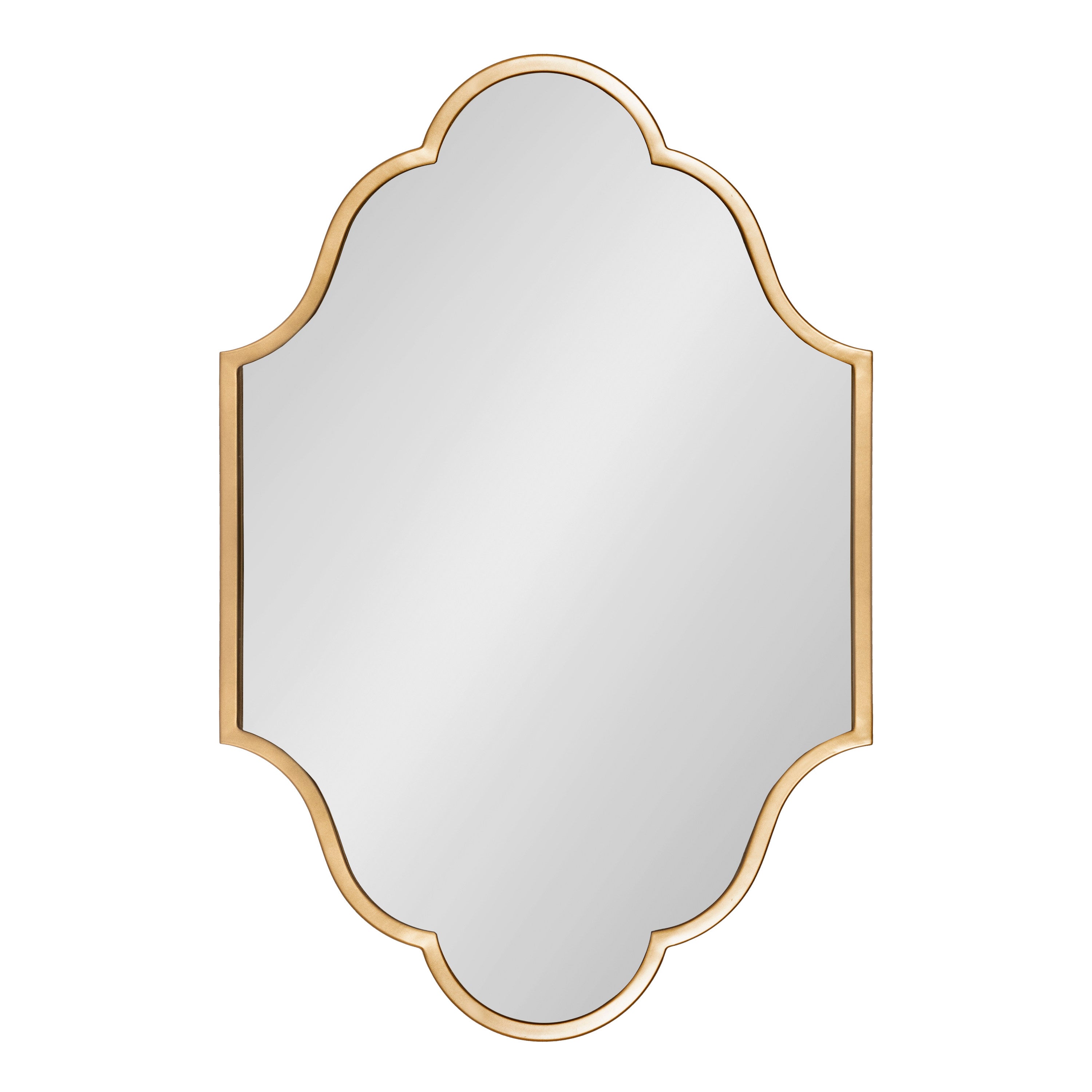 Scallop Mirror Gold 20x30 2