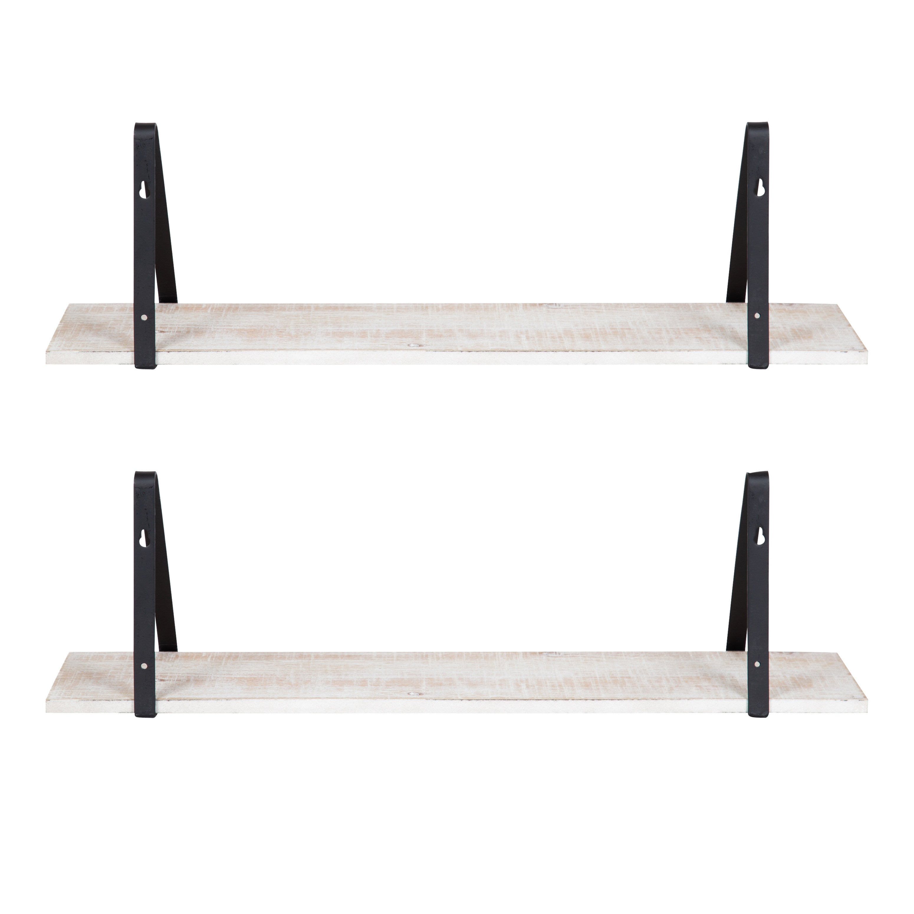 Floating Shelf White 2 Pk-28" 5
