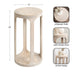 Drink Table Whitewash 12x12x23 2