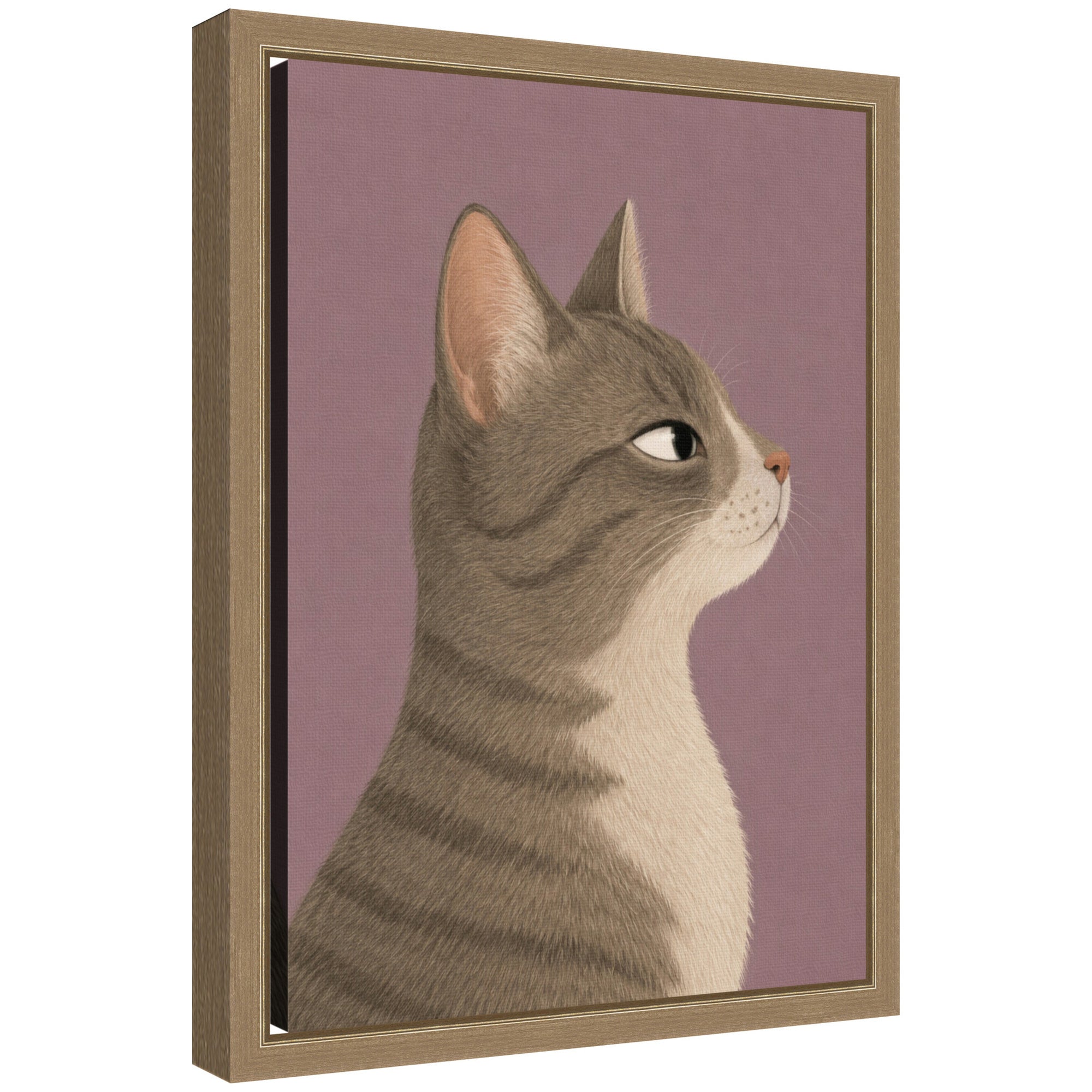 Framed Canvas 10x13 Sylvie Dark Gold 1