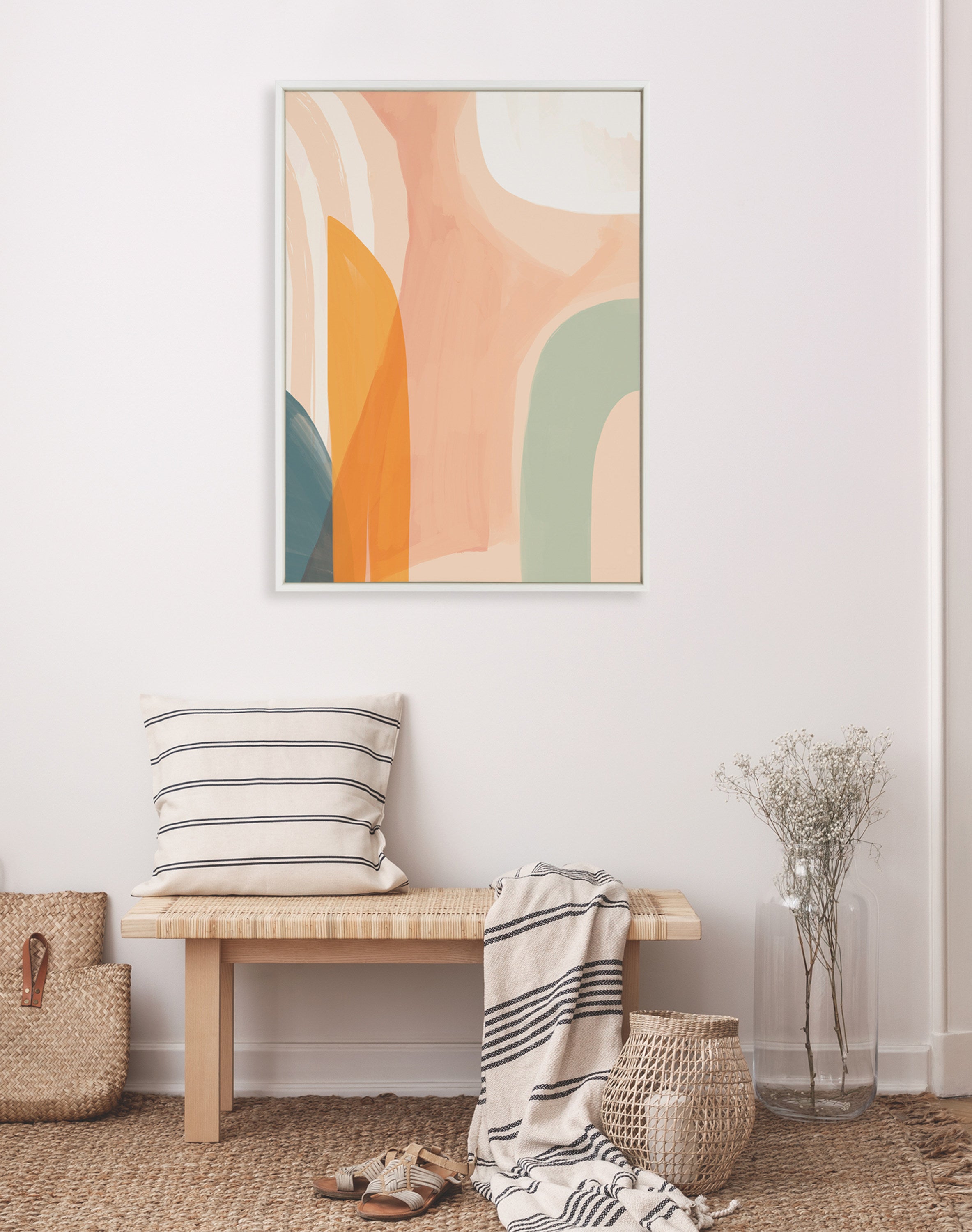 Framed Canvas 28x38 Sylvie White 5