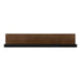 Floating Shelf Walnut Brown Black 30x4 4