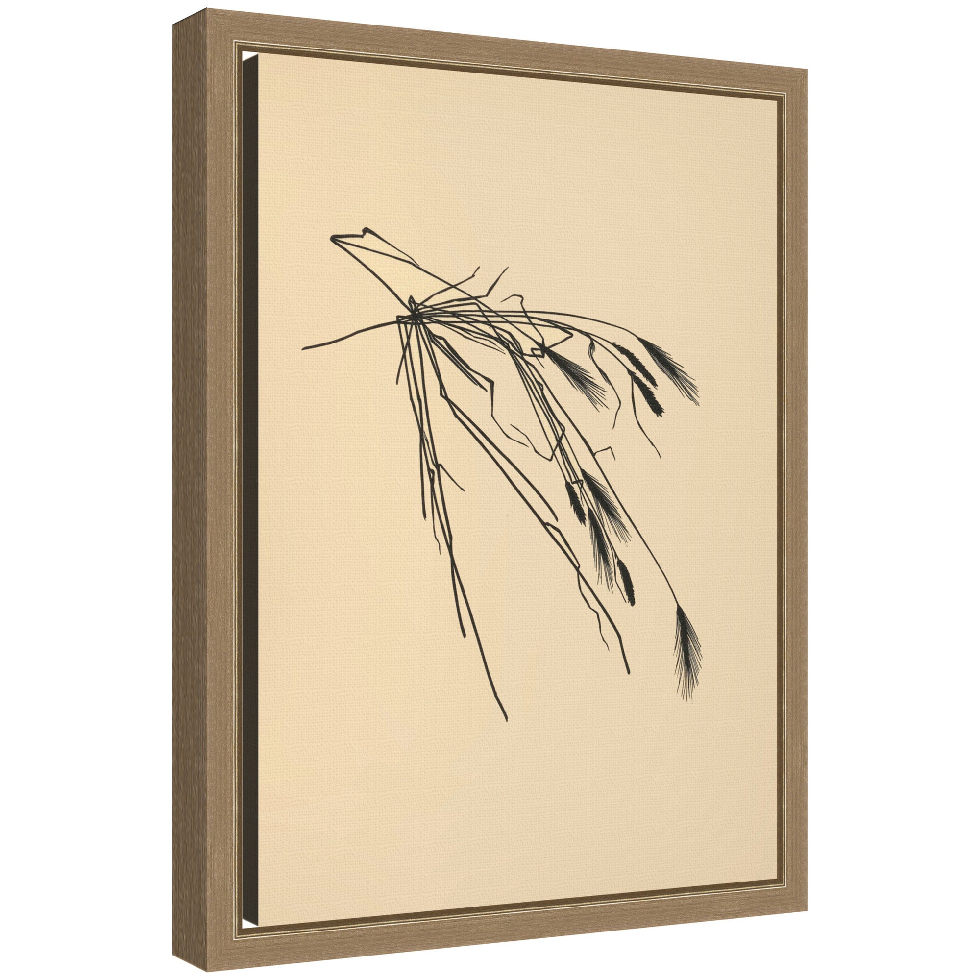 Framed Canvas 10x13 Sylvie Dark Gold 1