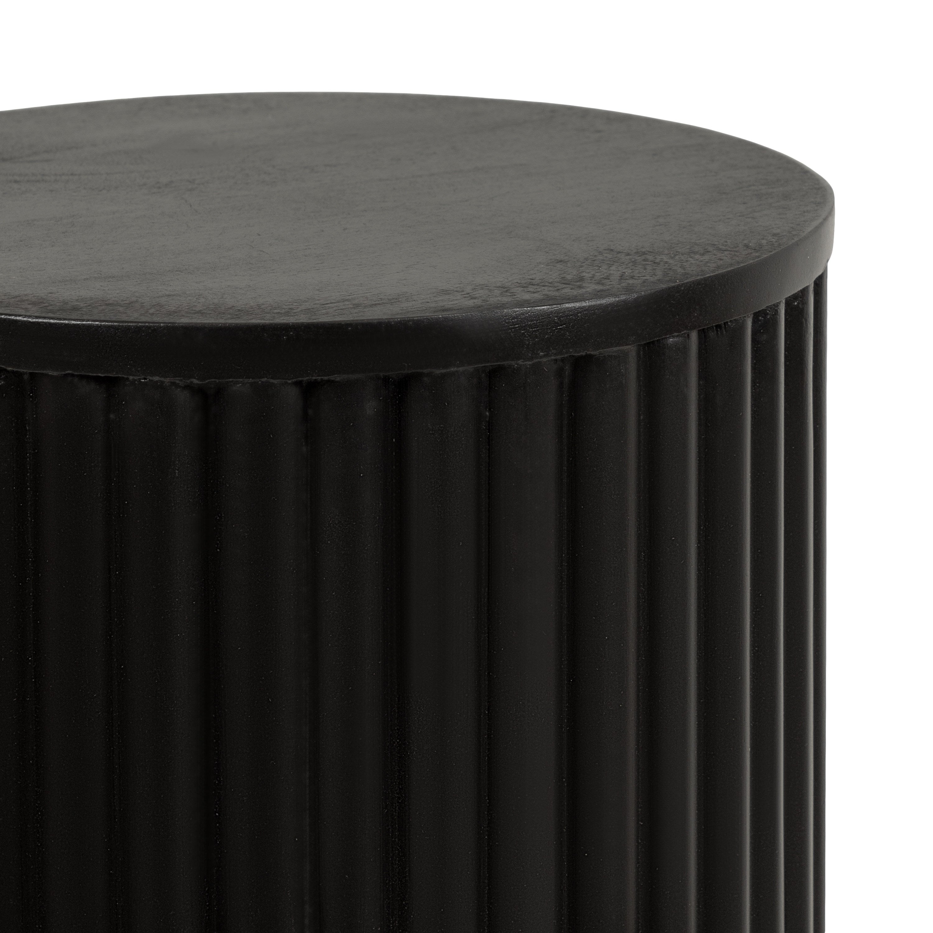 Drink Table Black 10x10x22 3