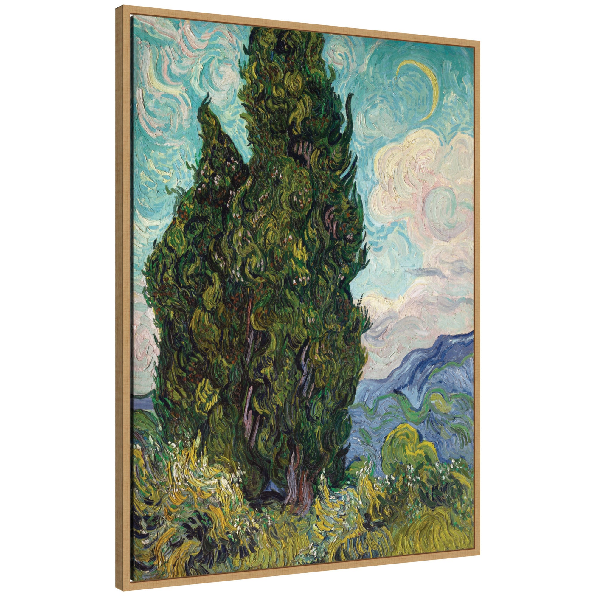 Framed Canvas 28x38 Sylvie Natural 1