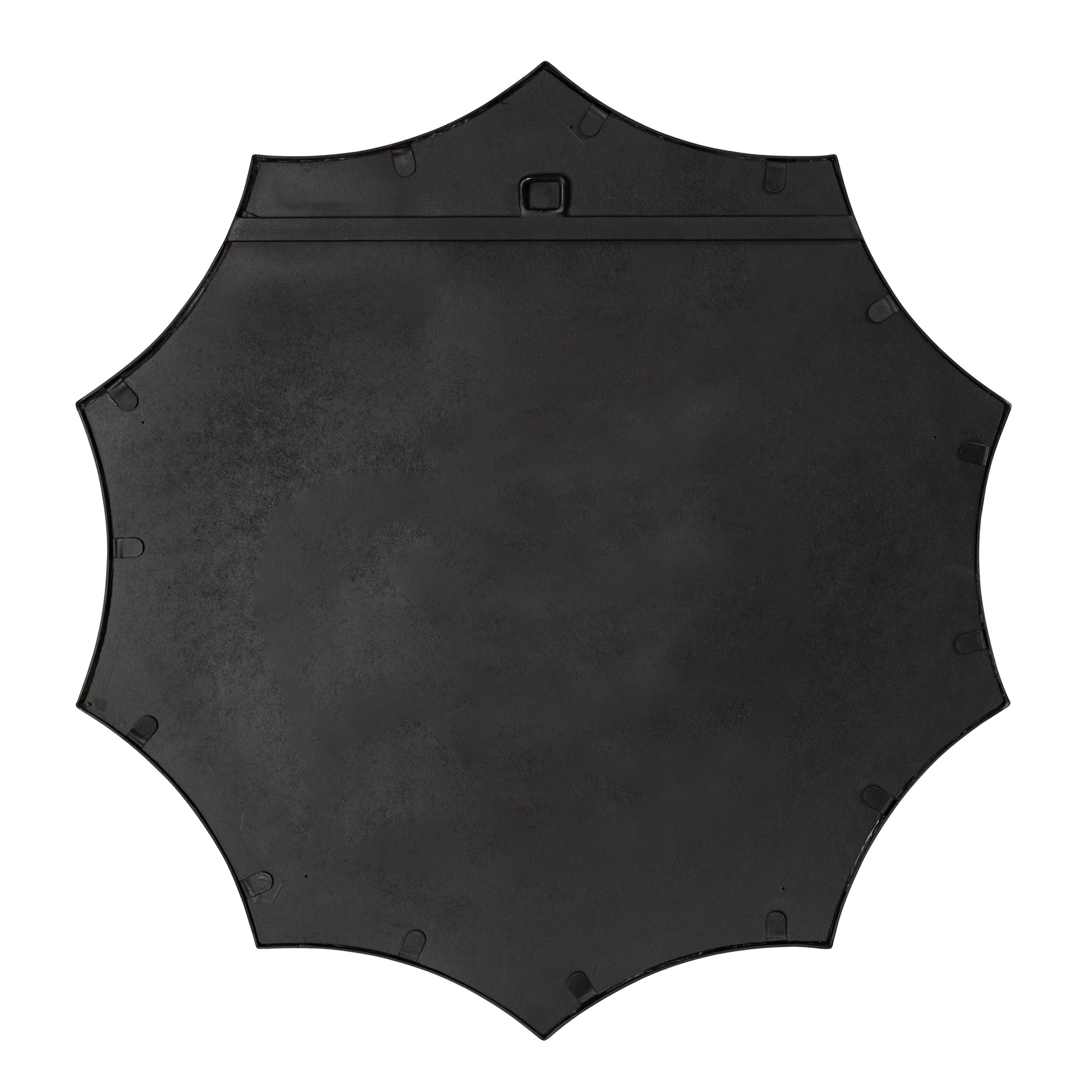 Lalina Scalloped Round Framed Accent Mirror