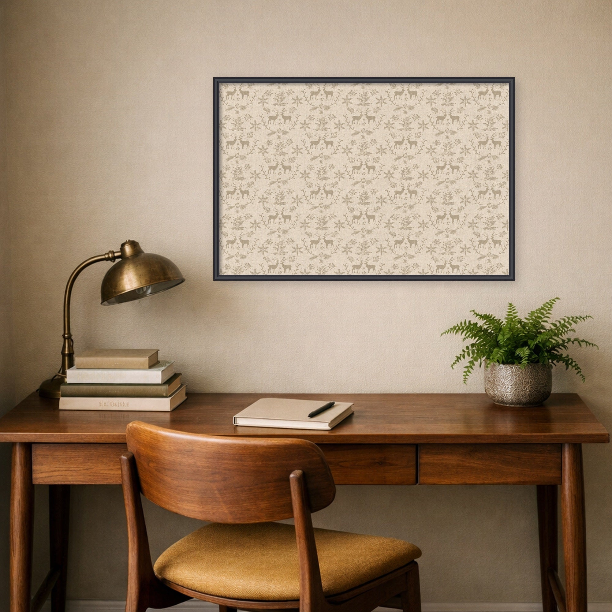 Magnetic Canvas Edith Black 37x25 6