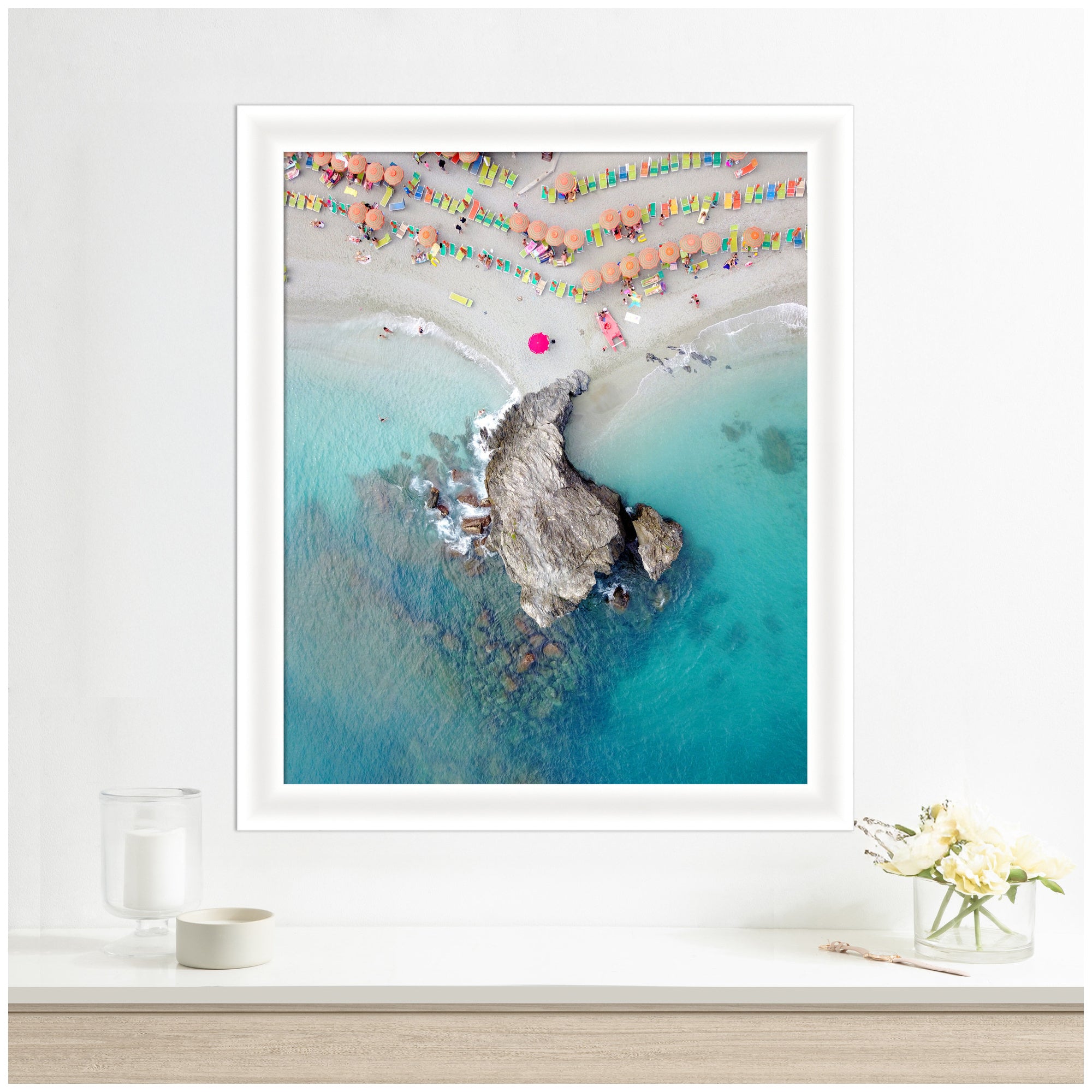 Framed Art Monterosso 7 by Rachel Bolgov