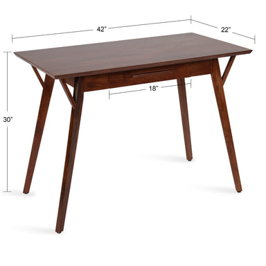 Writing Desk 42x22x30 Brown 2