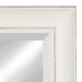 Rectangle Mirror White 16x36 3