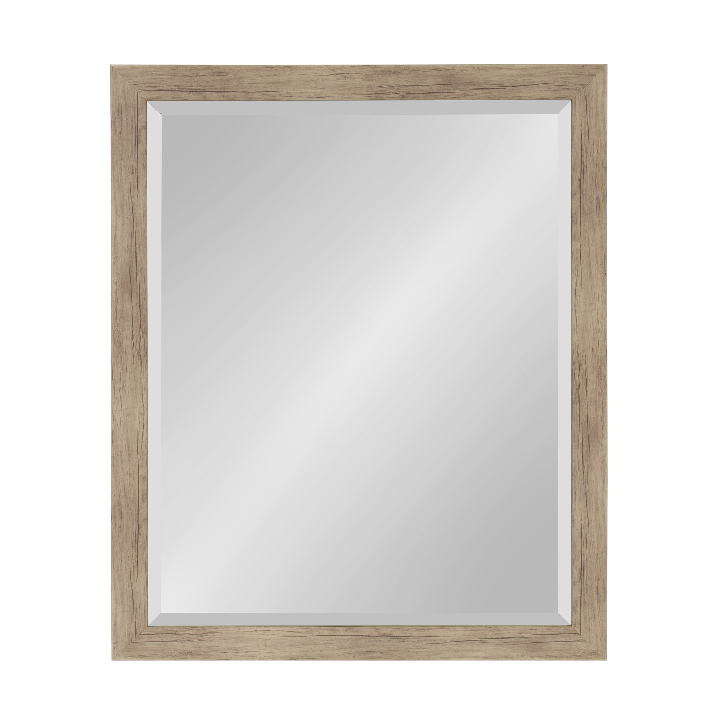 Rectangle Mirror Brown 25x31 1