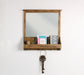 Functional Mirror Rustic Brown 24x24 3