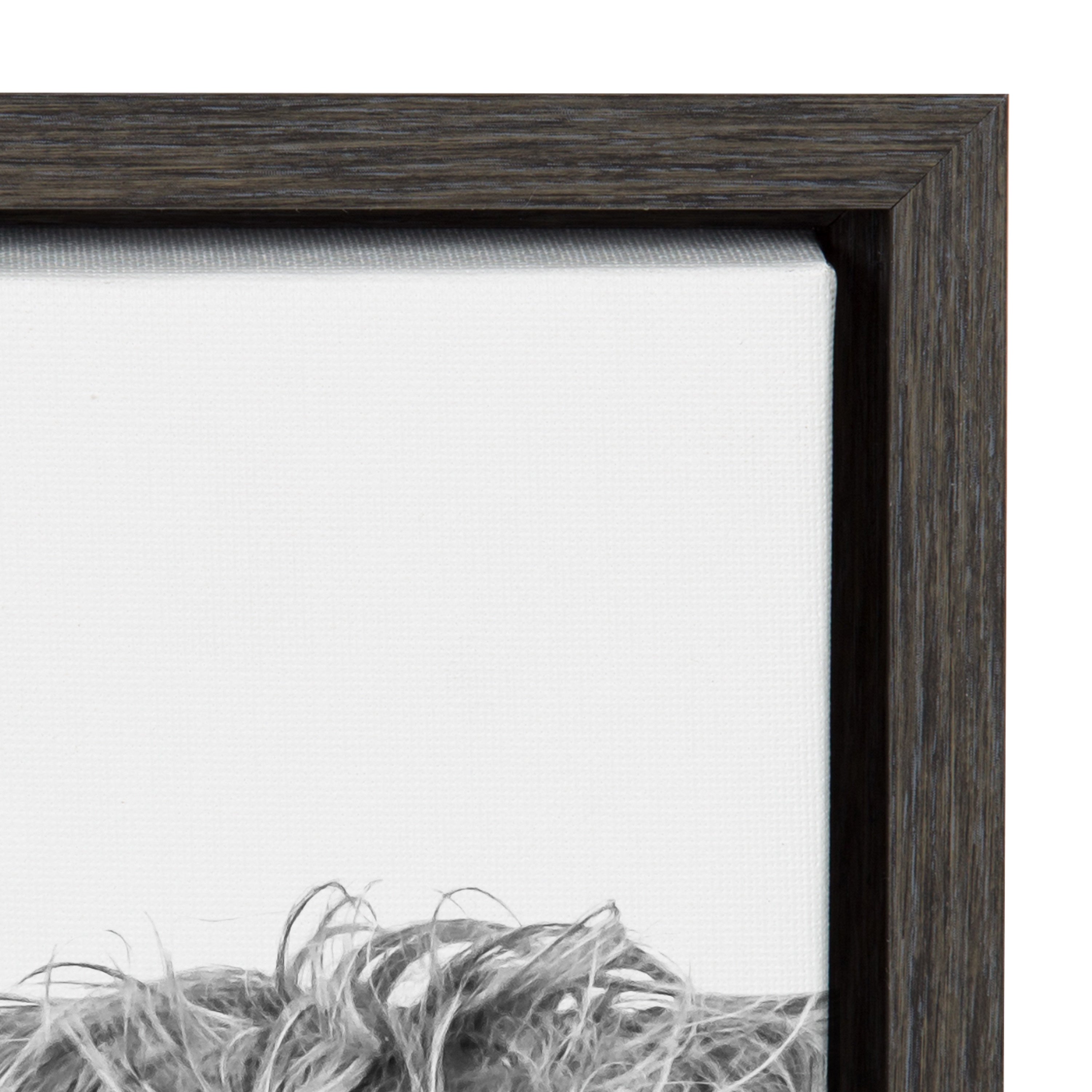 Framed Canvas Sylvie Dark Gray 18x24 3