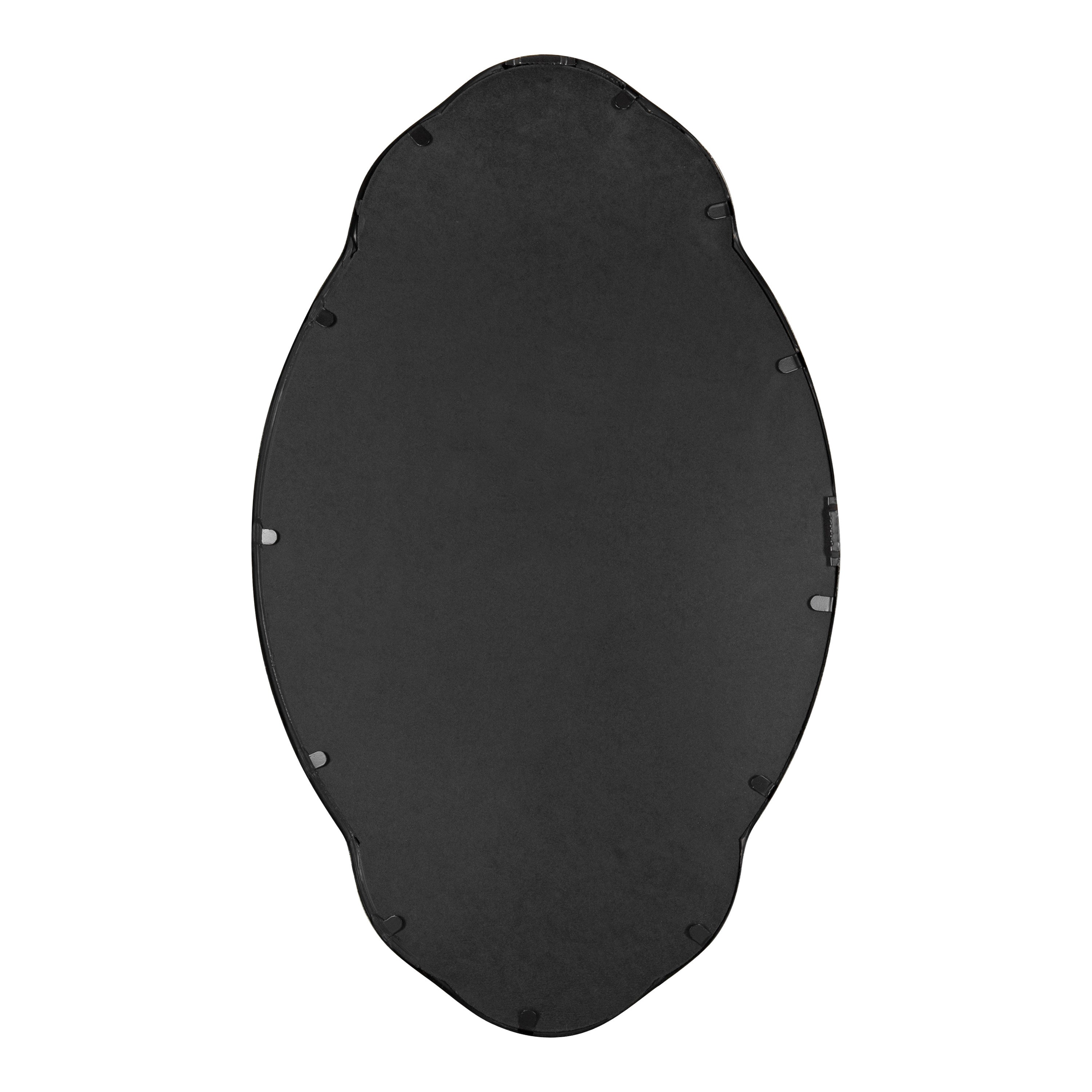 Magritte Scalloped Oval Wall Mirror