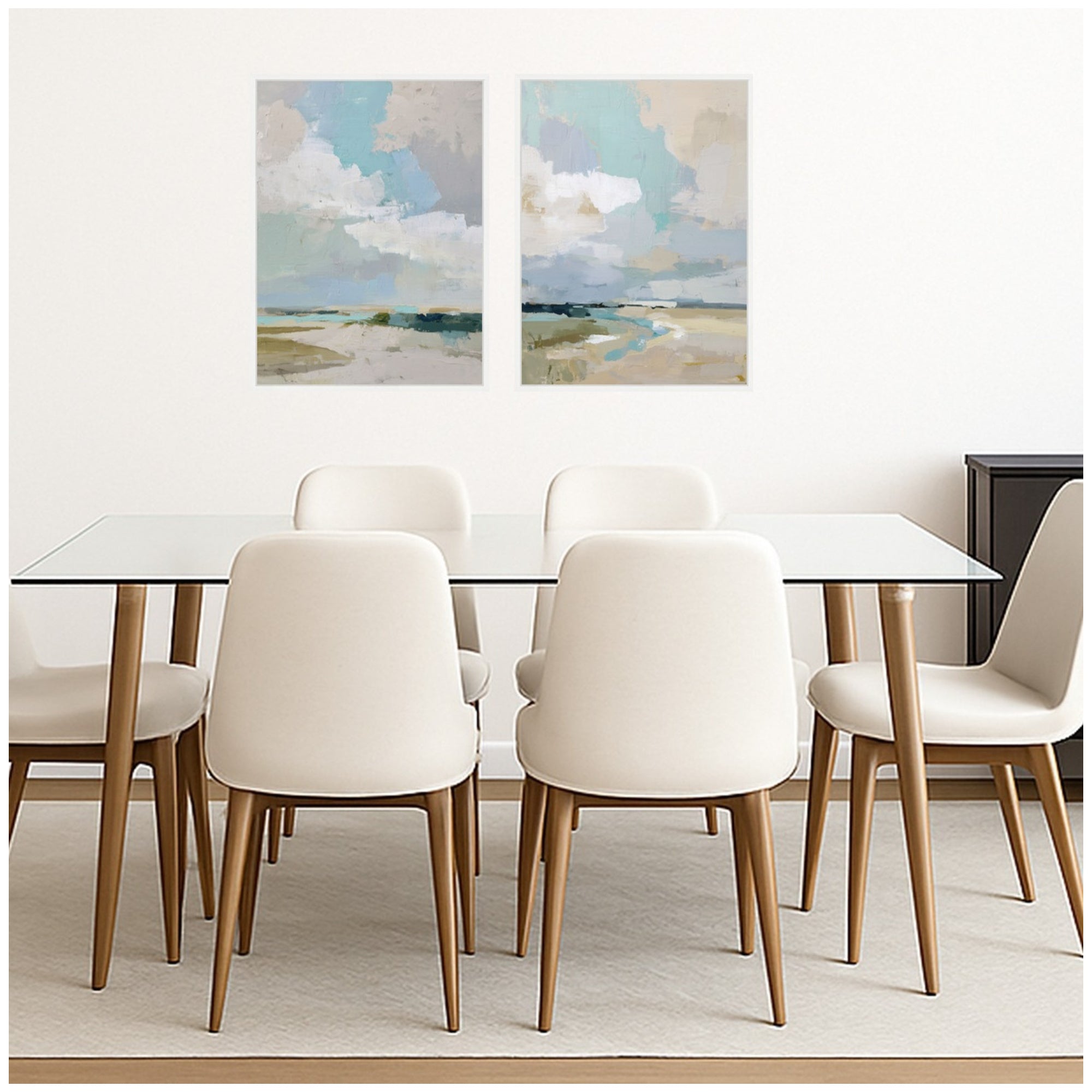 Art Set 2 Piece Set 18x24 Sylvie White 5