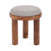Standard Ottoman 16x16x18 Walnut Brown 1