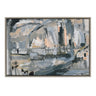 Sylvie Harbor Nights Framed Canvas by Leah Nadeau