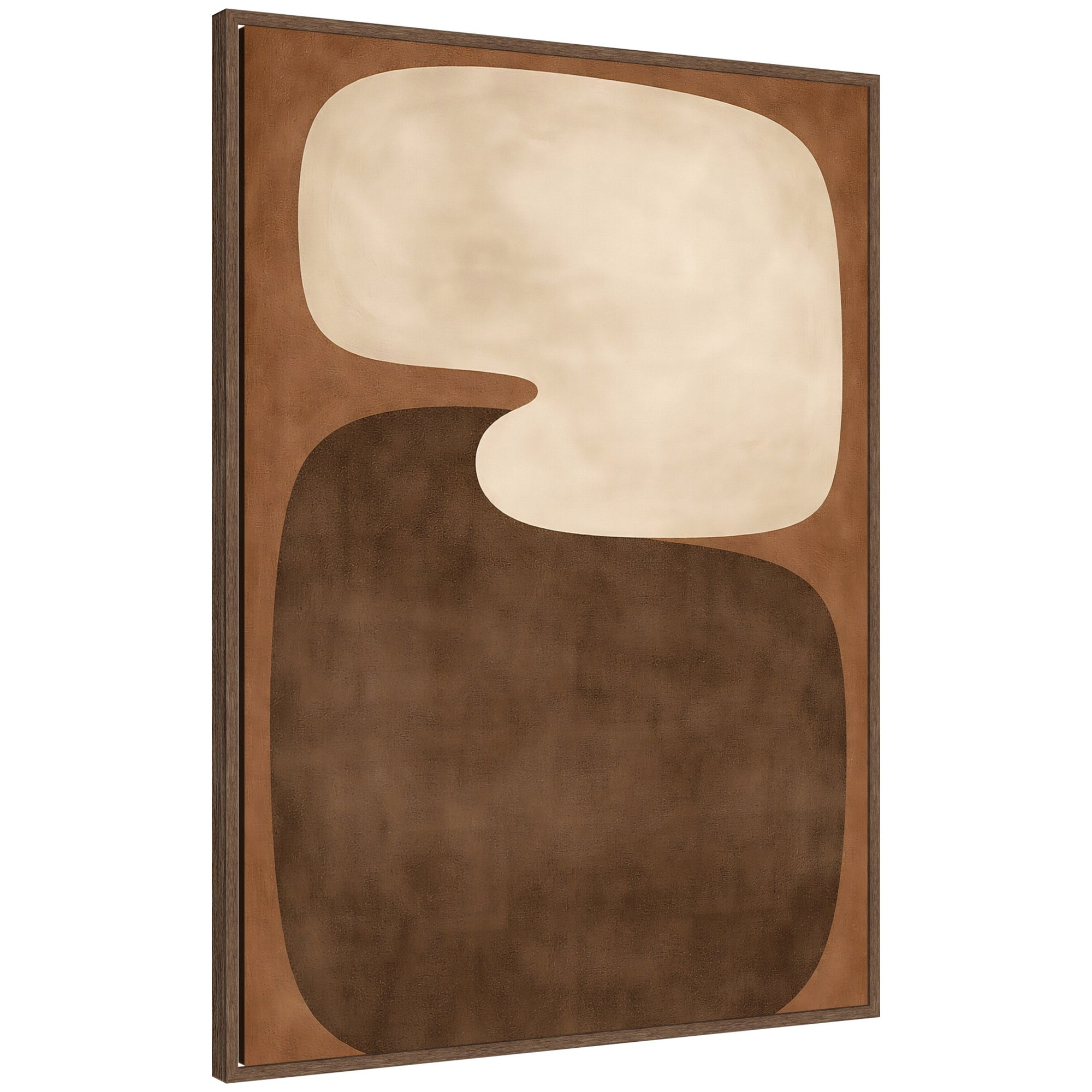 Framed Canvas 28x38 Sylvie Walnut 1