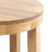 Side Table Natural 16x16x24 3