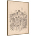 Framed Canvas Sylvie Dark Gold 28x38 1