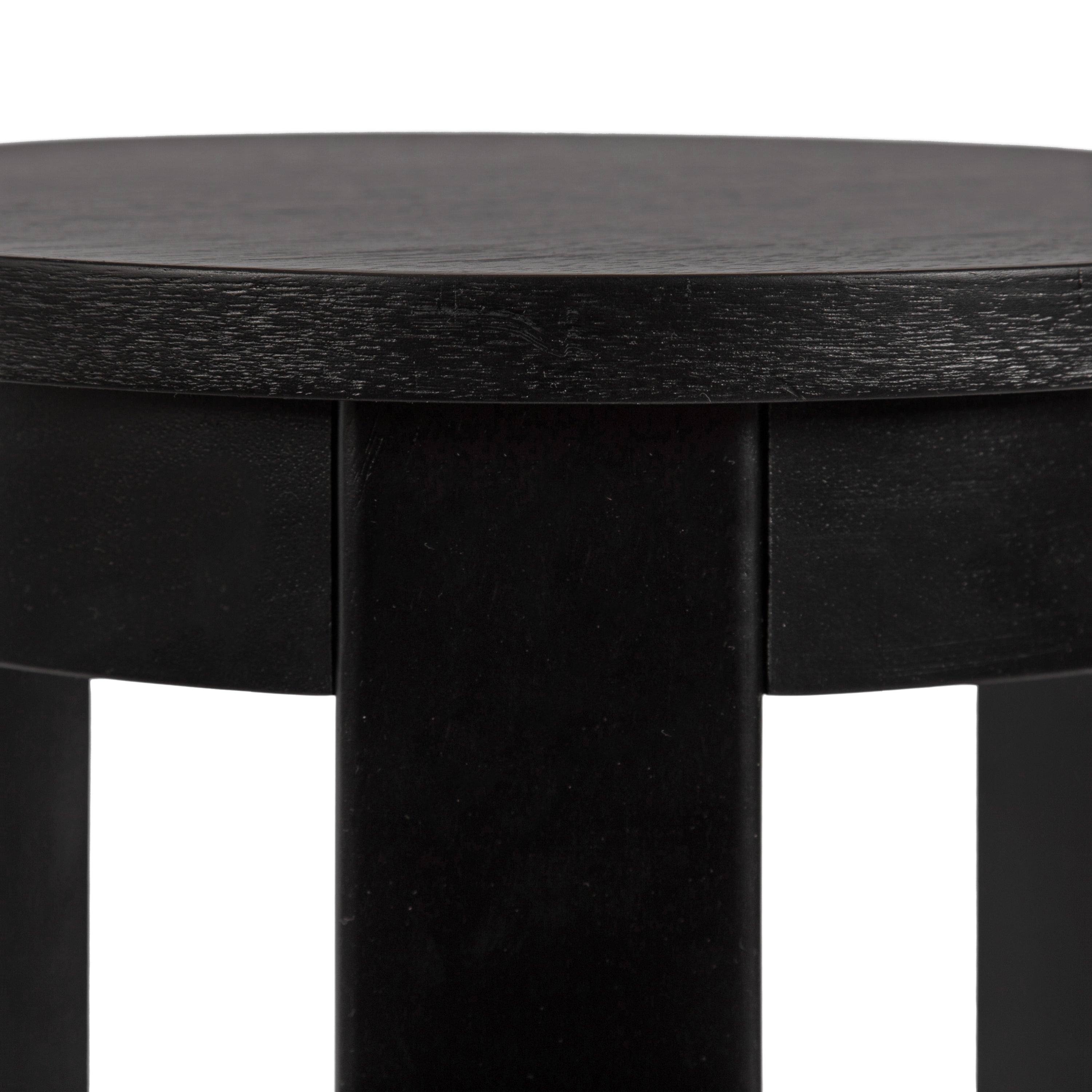 Side Table Black 12x12x30 3