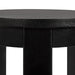 Side Table Black 12x12x30 3