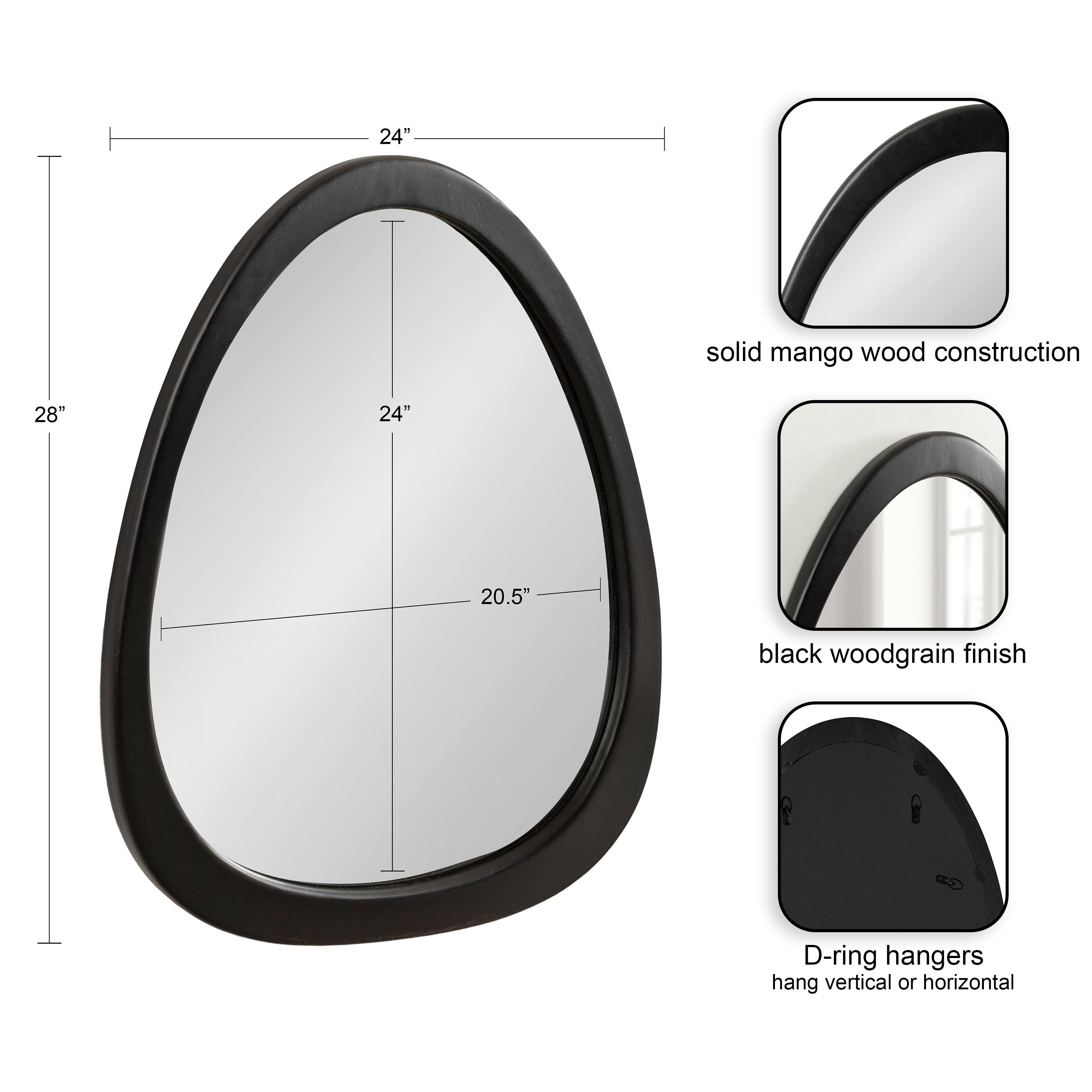 McKinder Wood Mirror