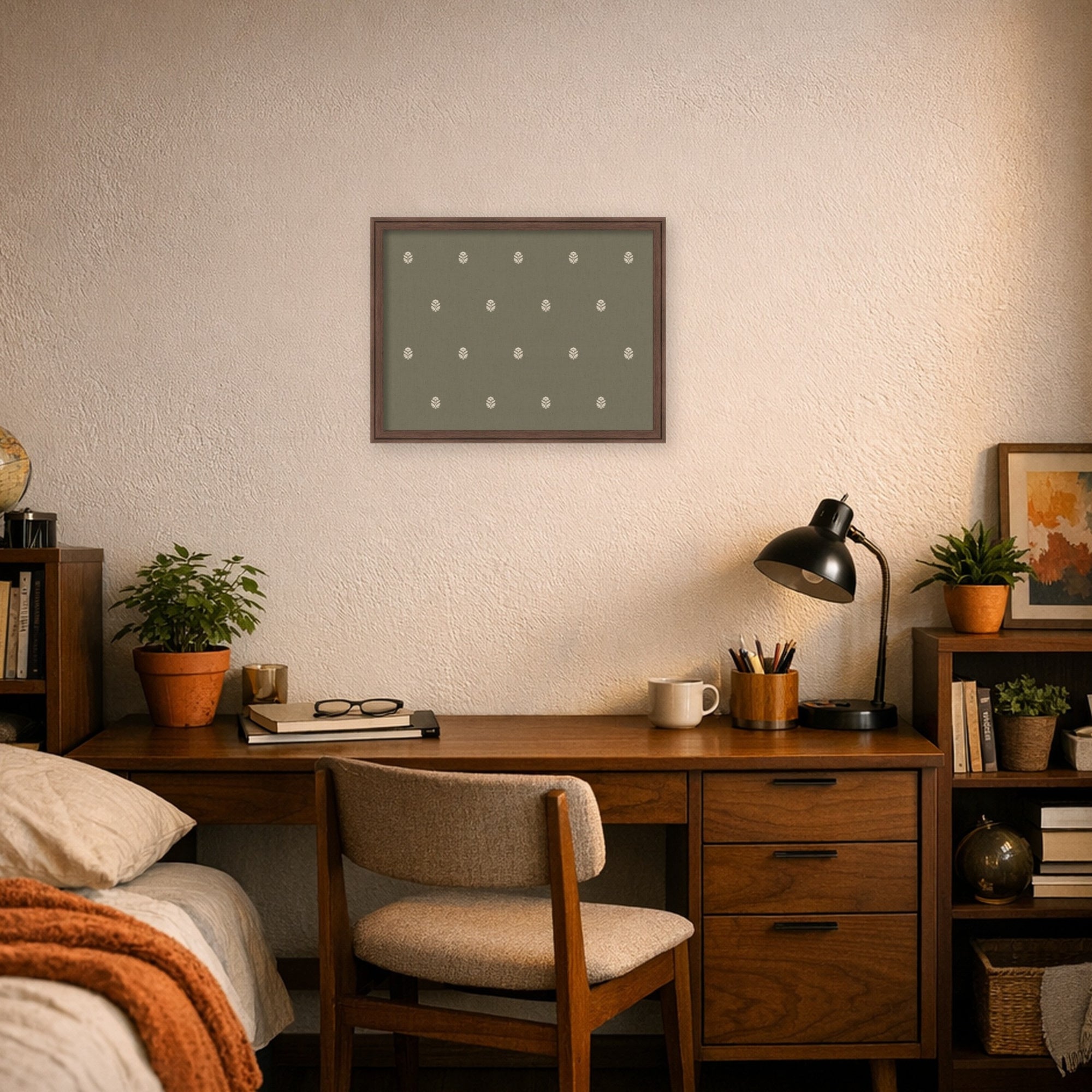 Magnetic Canvas 26x20 Florence Medium Brown 6