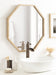 Octagon Mirror Natural 28x28 7