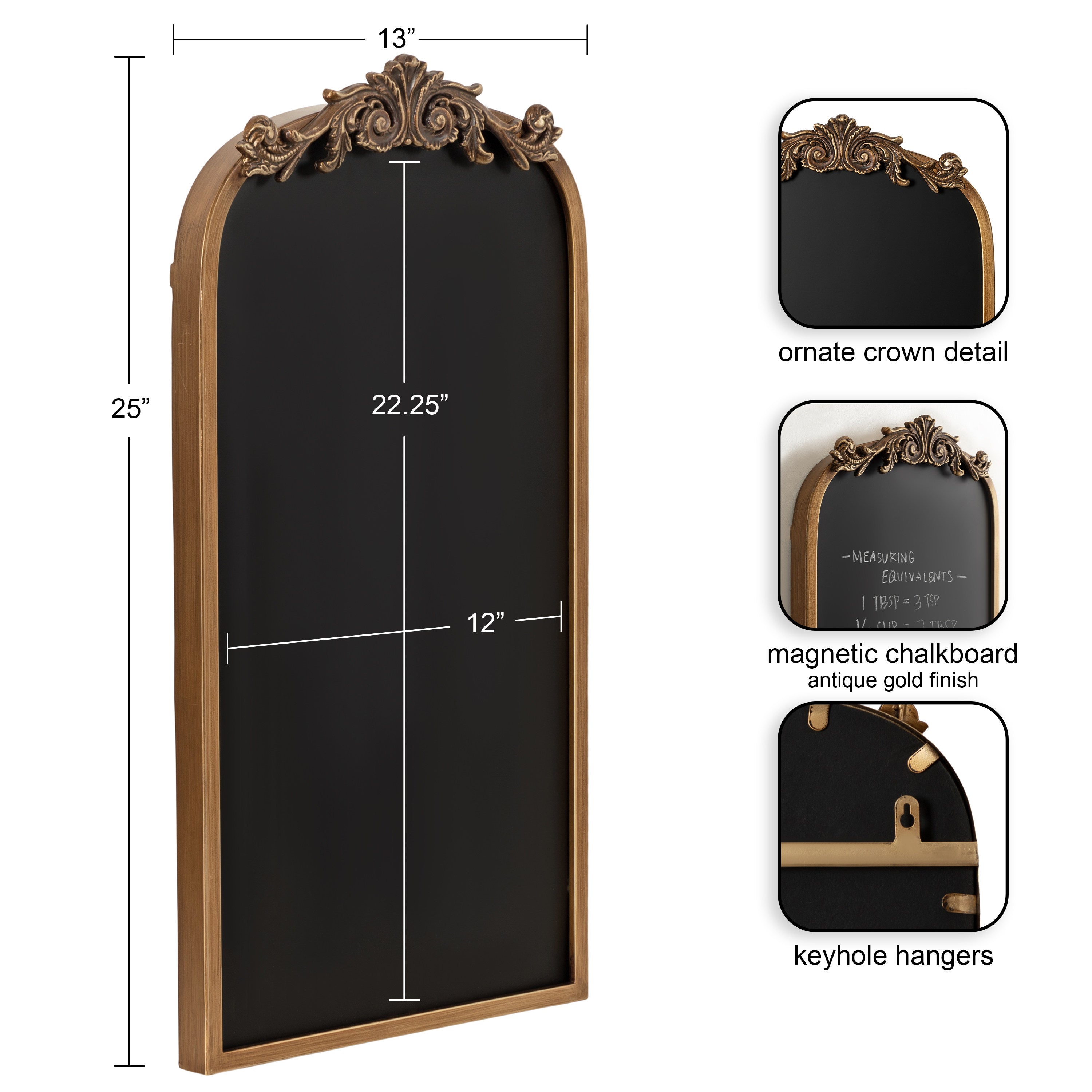 Chalkboard Gold 13x25 2