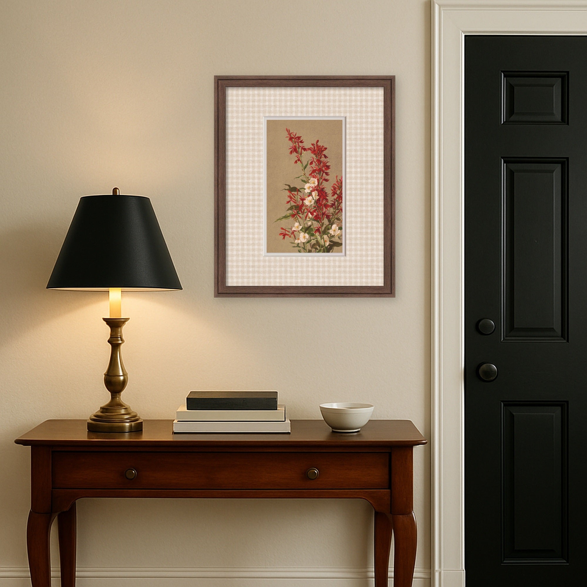Framed Art Florence Medium Brown 18x22 5